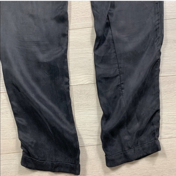 NOA NOA Black High Rise Cuffed Hem Trouser Pants - Picture 6 of 12